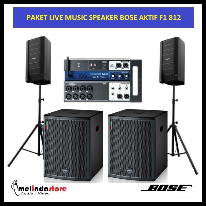 Paket live musik | auditorium | PA System | lapangan speaker bose F1 - Paket C